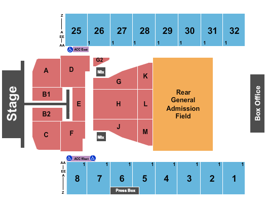 Hersheypark Stadium Post Malone Seating Chart